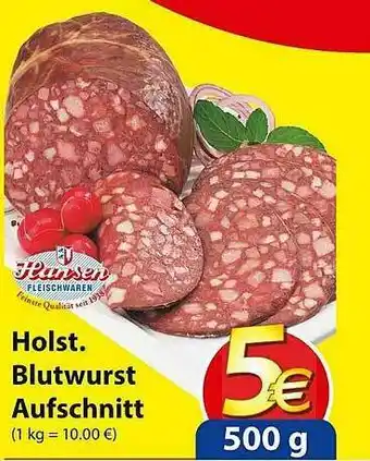 Famila Nord Ost Hansen Blutwurst Aufschnitt Angebot