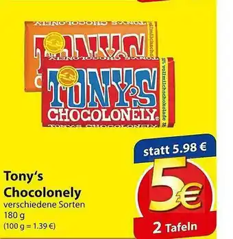 Famila Nord Ost Tony's Chocolonely Angebot