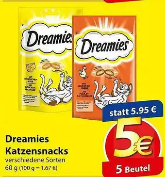 Famila Nord Ost Dreamies Katzensnacks Angebot