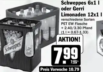 HIT Schweppes oder Gerri Limonaden Angebot