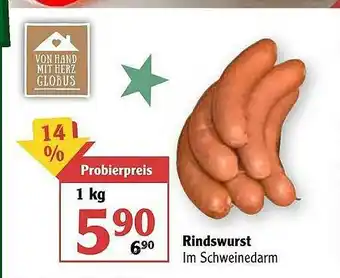 Globus Rindswurst Angebot