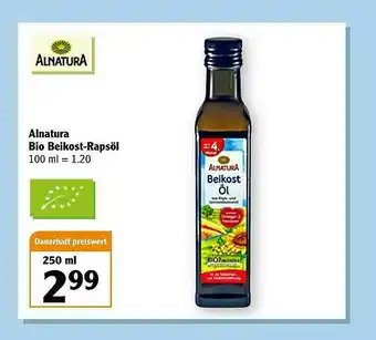 Globus Alnatura Bio Beikost-rapsöl Angebot