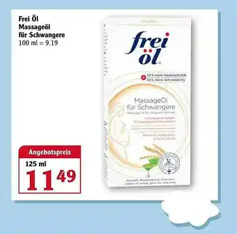 Globus Frei öl Massageöl Für Schwangere Angebot