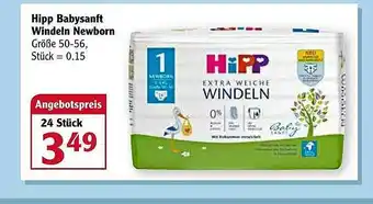 Globus Hipp Babysanft Windeln Newborn Angebot