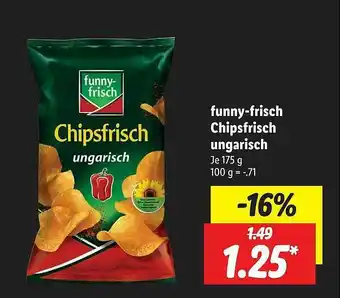 Lidl Funny-frisch Chipsfrisch Ungarisch Angebot