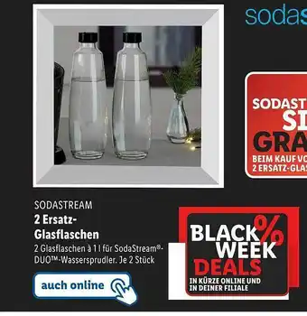 Lidl Sodastream 2 Ersatz-glasflaschen Angebot