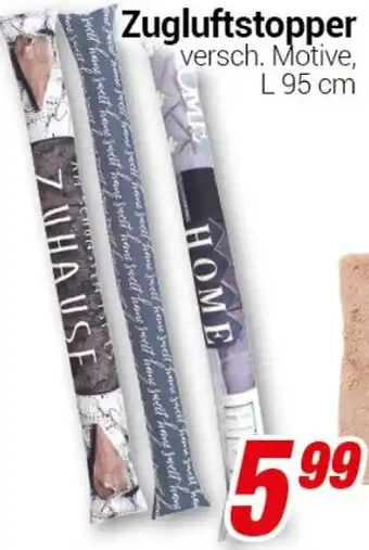 CENTERSHOP Zugluftstopper Angebot