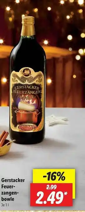 Lidl Gerstacker Feuerzangenbowle Angebot