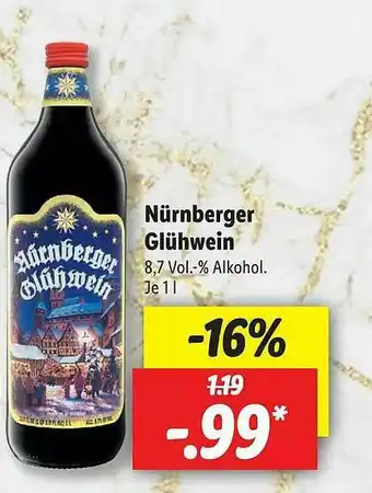 Lidl Nürnberger Glühwein Angebot