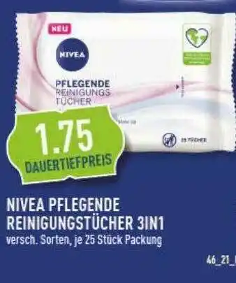 Marktkauf Nivea Pflegende Reinigungstücher 3in1 Angebot