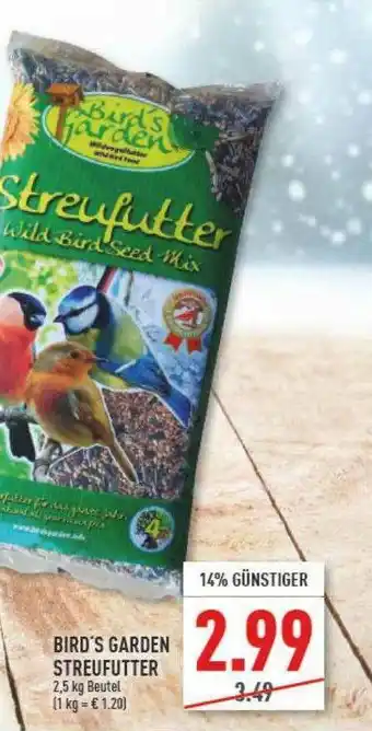 Marktkauf Bird's Garden Streufutter Angebot