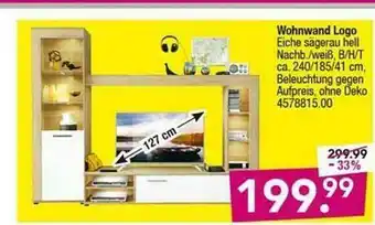 Möbel Boss Wohnwand Logo Angebot