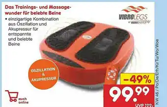 Netto Marken-Discount Vibrolegs Das Trainings- Und Massagewunder Für Belebte Beine Angebot