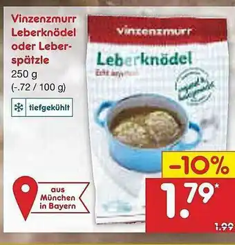 Netto Marken-Discount Vinzenzmurr Leberknödel Oder Leberspätzle Angebot
