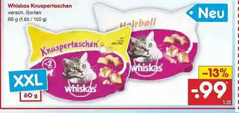 Netto Marken-Discount Whiskas Knuspertaschen Angebot