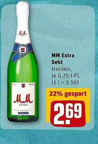 REWE MM Extra Sekt Angebot