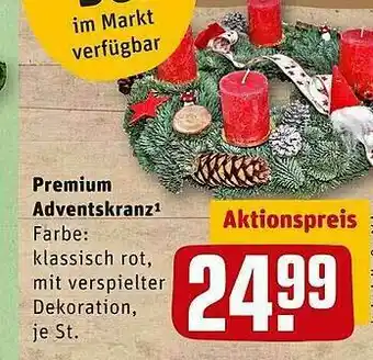 REWE Premium Adventskranz Angebot