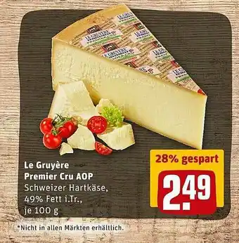 REWE Le Gruyere Premier Cru Aop Angebot