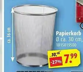 ROLLER Papierkorb Angebot