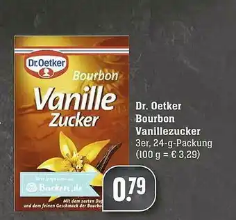 Scheck-in-Center Dr Oetker Bourbon Vanillezucker Angebot