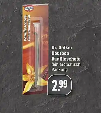 Scheck-in-Center Dr Oetker Bourbon Vanilleschote Angebot