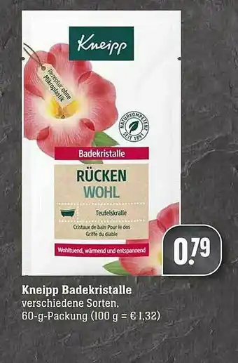 Scheck-in-Center Kneipp Badekristalle Angebot