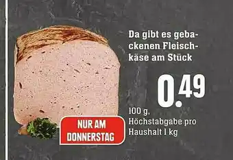 Scheck-in-Center Fleischkäse Am Stück Angebot