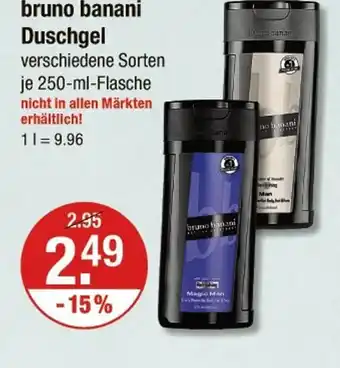 V Markt Bruno banani duschgel Angebot