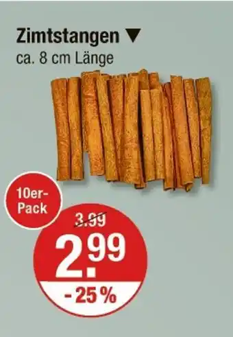 V Markt Zimtstangen Angebot