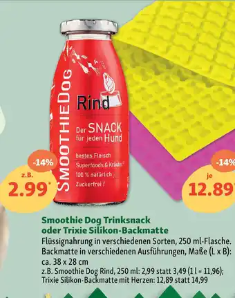 Fressnapf Smoothie Dog Trinksnack Angebot