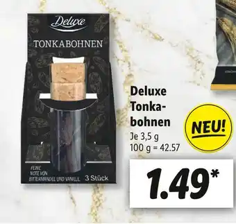 Lidl Deluxe tonkabohnen Angebot