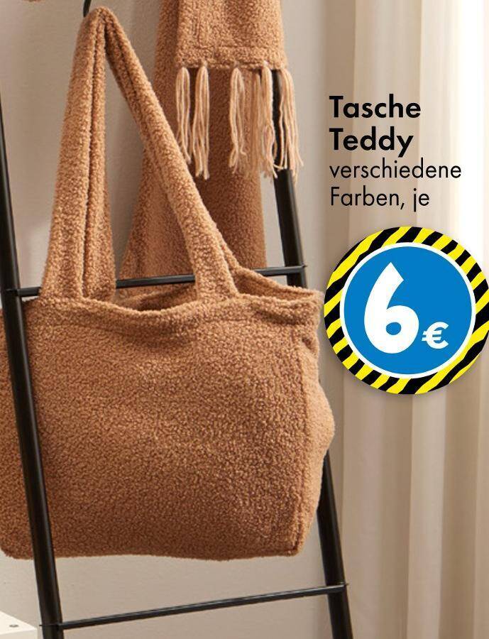 Tasche teddy Angebot bei TEDi