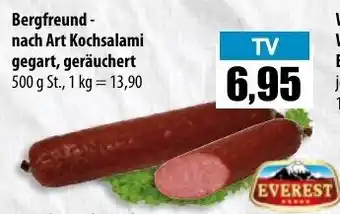 Mix Markt Bergfreund nach Art Kochsalami gegart, geräuchert 500g Angebot