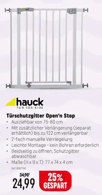 Smyths Toys Hauck Fun for Kids Türschutzgitter Open'n Stop Angebot