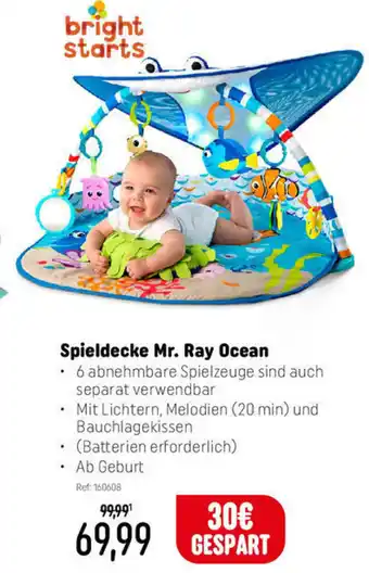 Smyths Toys Bright Starts Spieldecke Mr. Ray Ocean Angebot