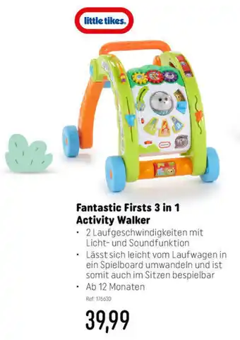 Smyths Toys Fantastic Firsts 3in1 Activity Walker Angebot