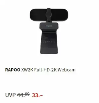 MediaMarkt Rapoo XW2K Full-HD-2K Webcam Angebot