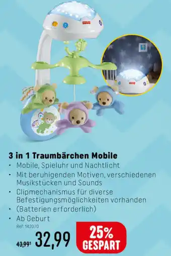 Smyths Toys 3 in 1 Traumbärchen Mobile Angebot