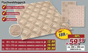 Poco Flachwebteppich Angebot