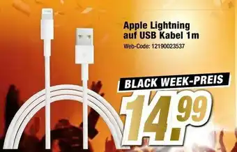 Expert Apple Lightning auf USB Kabel 1m Angebot