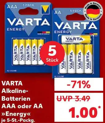 Kaufland VARTA Alkaline Batterien Angebot