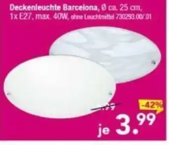 Möbel Boss Deckenleuchte Barcelona Angebot