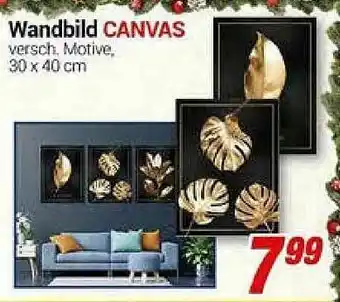 CENTERSHOP Wandbild Canvas Angebot