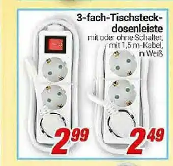 CENTERSHOP 3-fach-tischsteck-dosenleiste Angebot