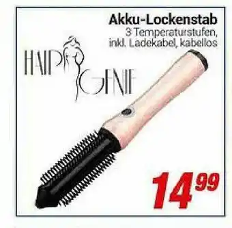 CENTERSHOP Akku-lockenstrab Hair Genie Angebot