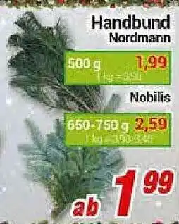 CENTERSHOP Handbund Nordmann Nobilis Angebot