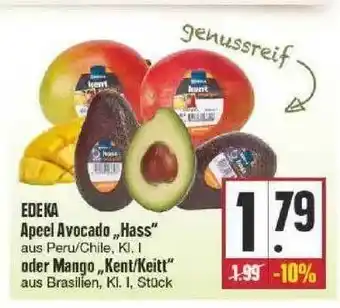 Edeka Edeka Apeel Avocado „hass” Oder Mango „kent Keitt” Angebot