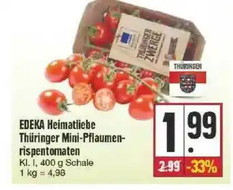 Edeka Edeka Heimatliebe Thüringer Mini-pflaumen-rispentomaten Angebot