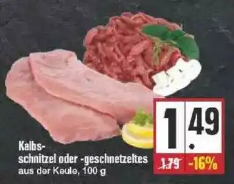 Edeka Kalbs-schnitzel Oder -geschentzeltes Angebot