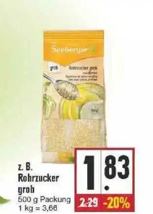 Edeka Z. B. Rohrzucker Grob Angebot